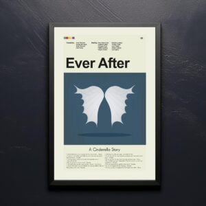 After Ever Happy movie poster in mid-century modern style art