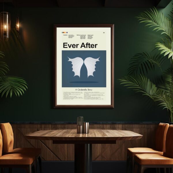 After Ever Happy movie poster in mid-century modern style art