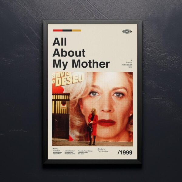 All About My Mother mid-century poster vintage print
