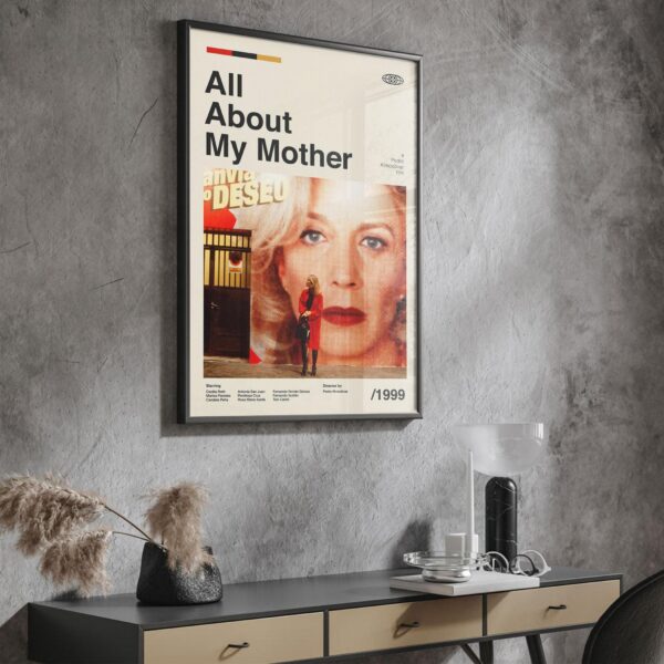 All About My Mother mid-century poster vintage print