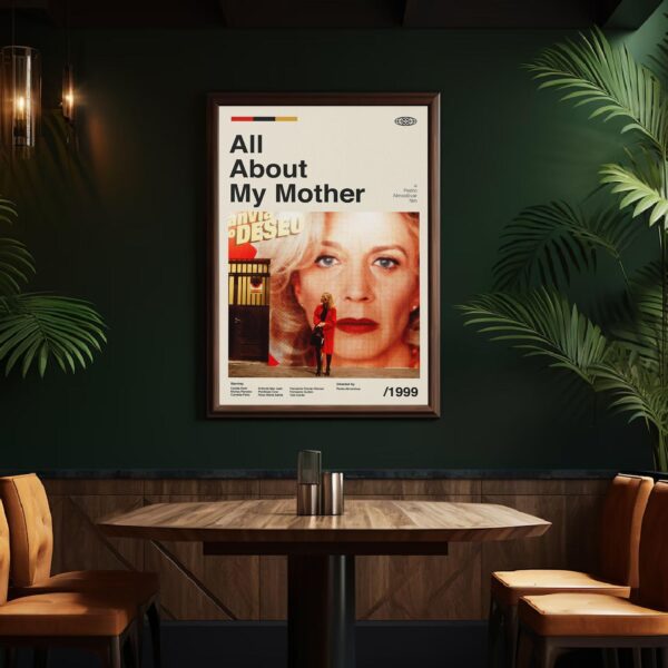 All About My Mother mid-century poster vintage print