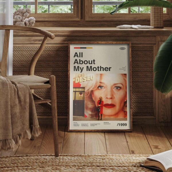 All About My Mother mid-century poster vintage print