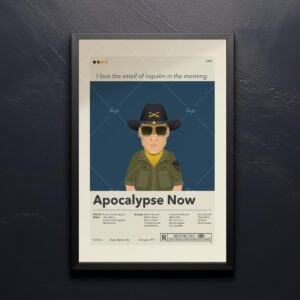 Apocalypse Now movie poster featuring mid-century modern house design