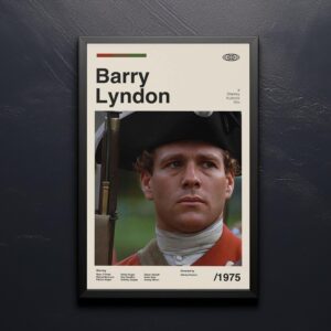Barry Lyndon movie poster, limited edition 20th century design