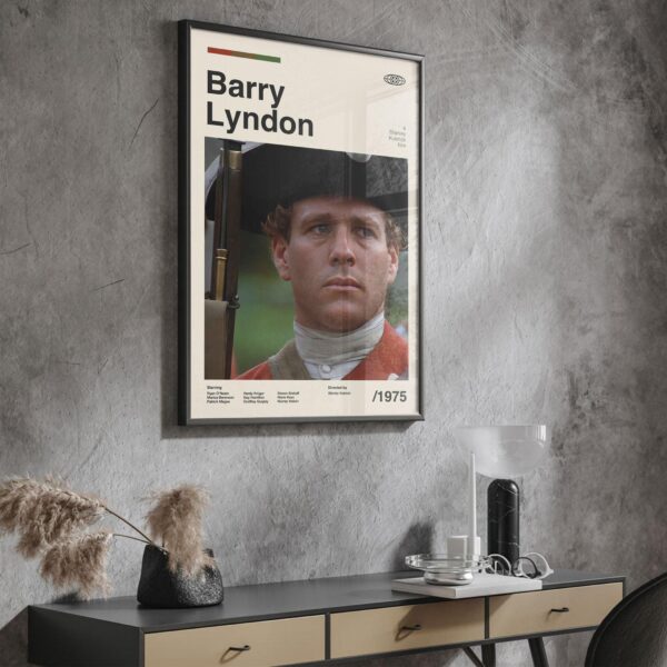 Barry Lyndon movie poster, limited edition 20th century design