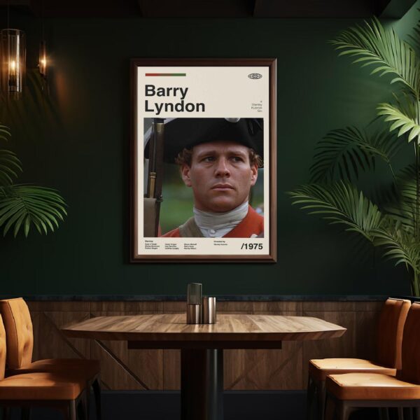 Barry Lyndon movie poster, limited edition 20th century design