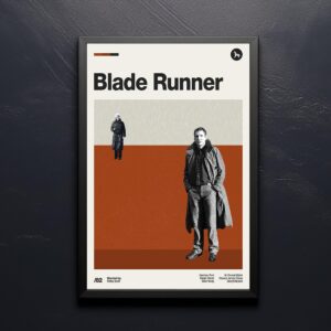 Blade Runner mid-century poster retro artwork