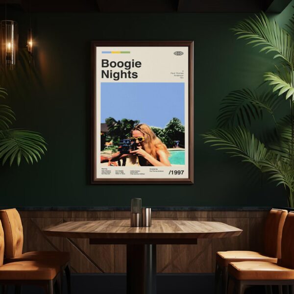 Boogie Nights movie poster mid-century modern art print