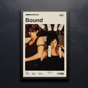 Bound Movie Poster - Mid-century retro artwork