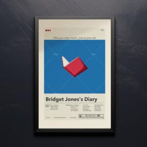 Mid-century modern Bridget Jones's Diary movie poster design