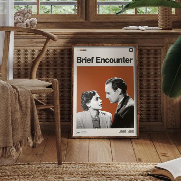 Brief Encounter mid-century poster retro artwork