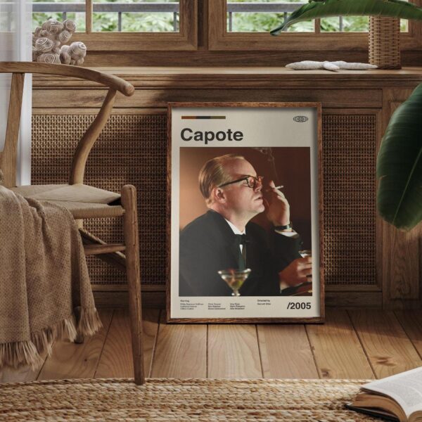 Capote Movie Poster - Mid Century Poster retro artwork