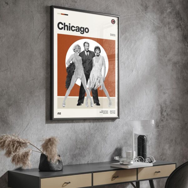 Chicago Movie Poster - Mid-Century poster retro artwork