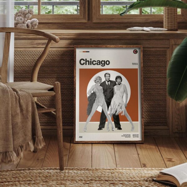 Chicago Movie Poster - Mid-Century poster retro artwork