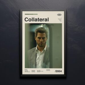 Collateral Movie Poster - mid-century poster, retro artwork
