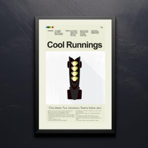 Mid-century modern Cool Runnings movie poster by 20th Century Studios