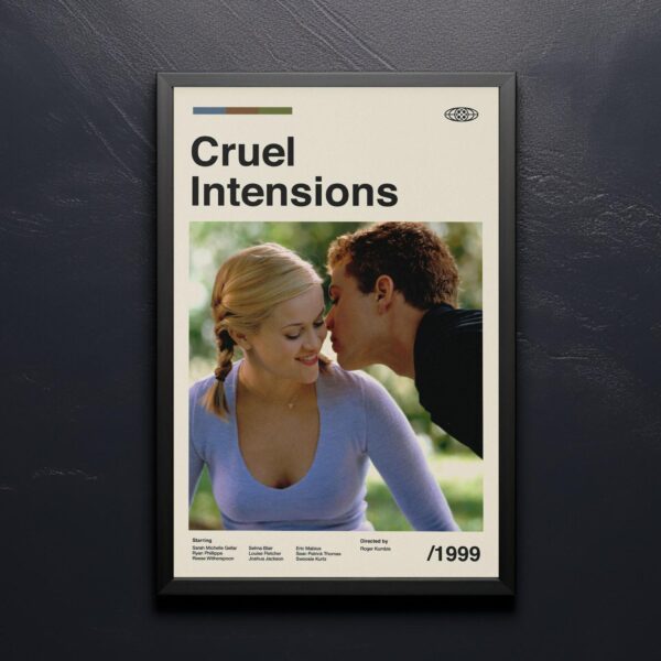 Cruel Intentions mid-century poster retro artwork