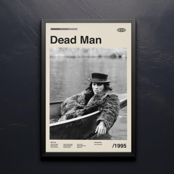 Dead Man Movie Poster - Mid-Century Inspired Artwork