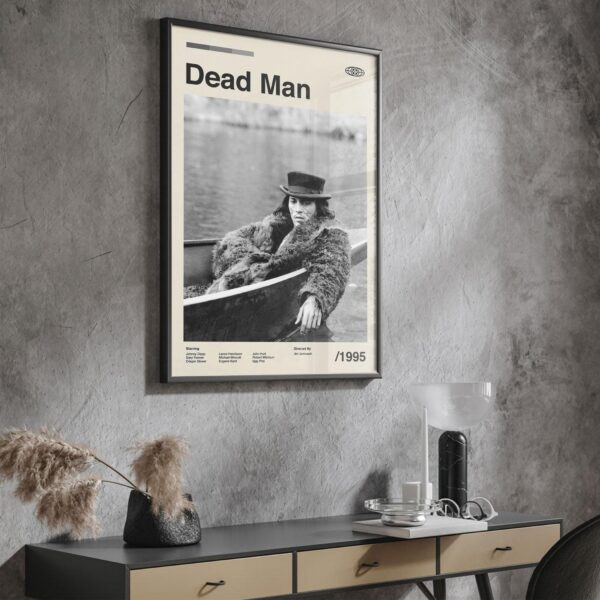 Dead Man Movie Poster - Mid-Century Inspired Artwork