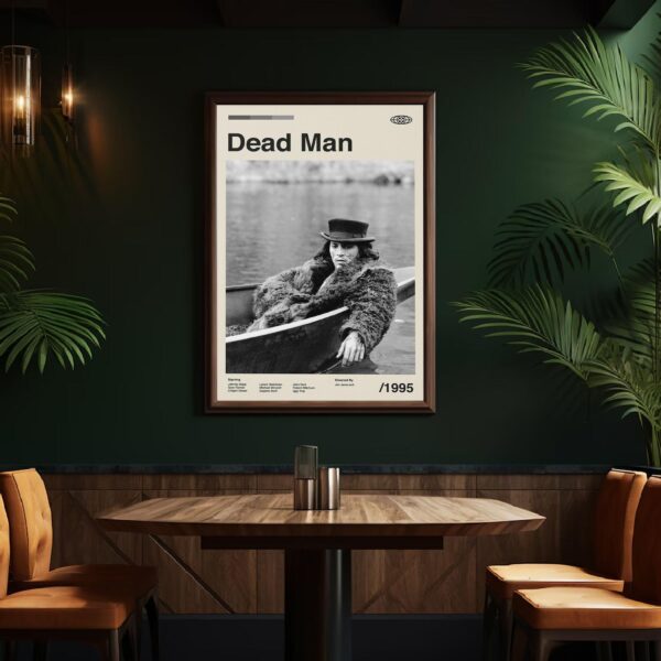 Dead Man Movie Poster - Mid-Century Inspired Artwork