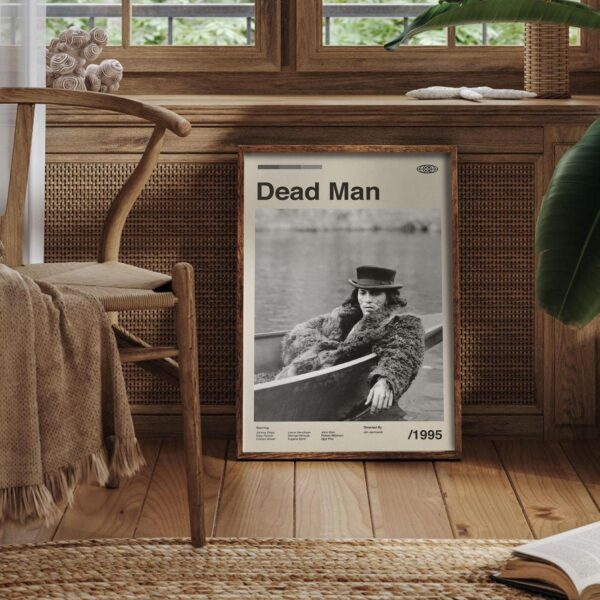 Dead Man Movie Poster - Mid-Century Inspired Artwork