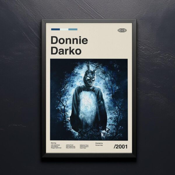 Donnie Darko mid-century poster - retro vintage art print