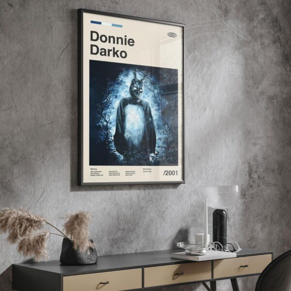 Donnie Darko mid-century poster - retro vintage art print