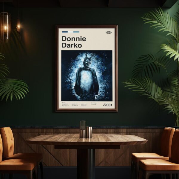 Donnie Darko mid-century poster - retro vintage art print