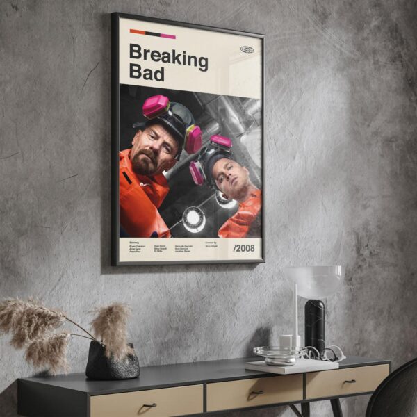 El Camino: A Breaking Bad mid-century poster design