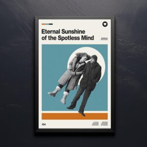 Mid-century poster of Eternal Sunshine of the Spotless Mind