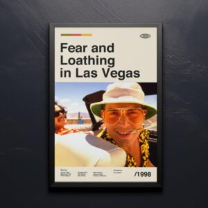 Fear and Loathing in Las Vegas mid-century poster art