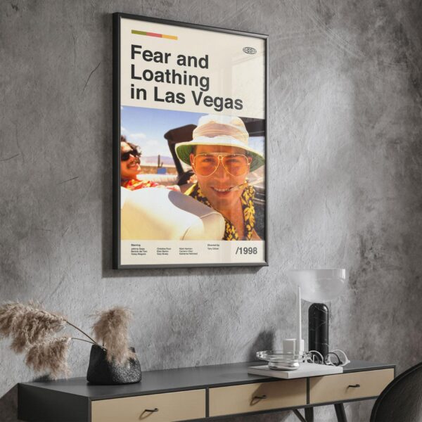 Fear and Loathing in Las Vegas mid-century poster art