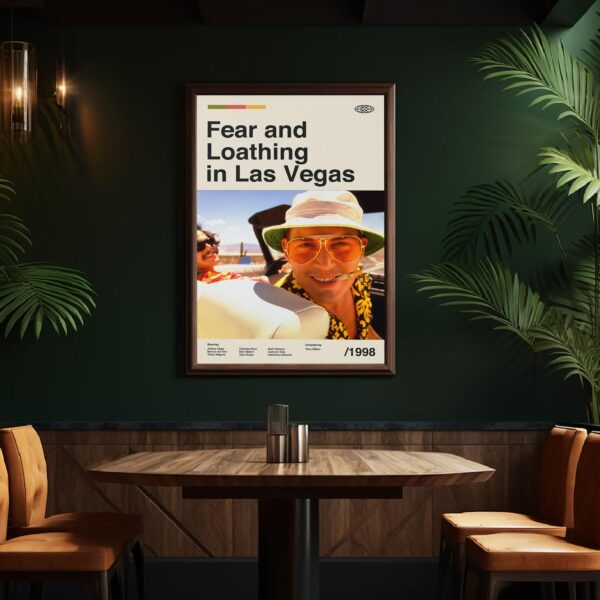 Fear and Loathing in Las Vegas mid-century poster art