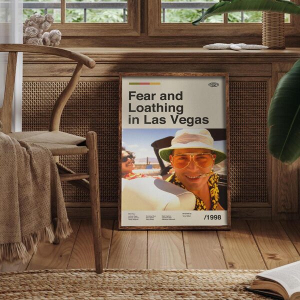 Fear and Loathing in Las Vegas mid-century poster art