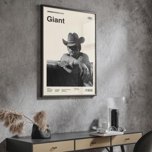 Giant Movie Poster - Mid-Century Inspired Art