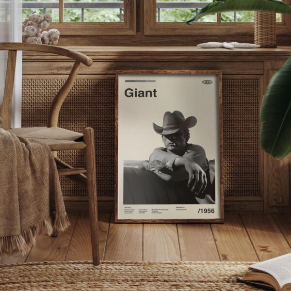 Giant Movie Poster - Mid-Century Inspired Art