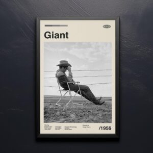 Giant Movie Poster - mid century graphic poster retro artwork