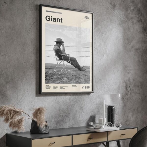 Giant Movie Poster - mid century graphic poster retro artwork