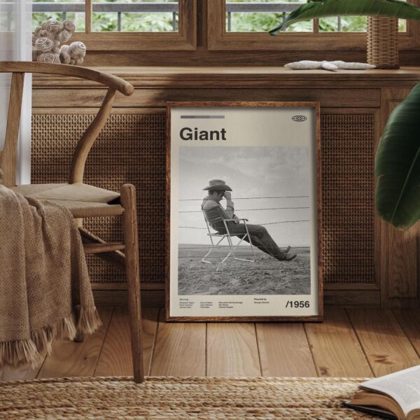 Giant Movie Poster - mid century graphic poster retro artwork