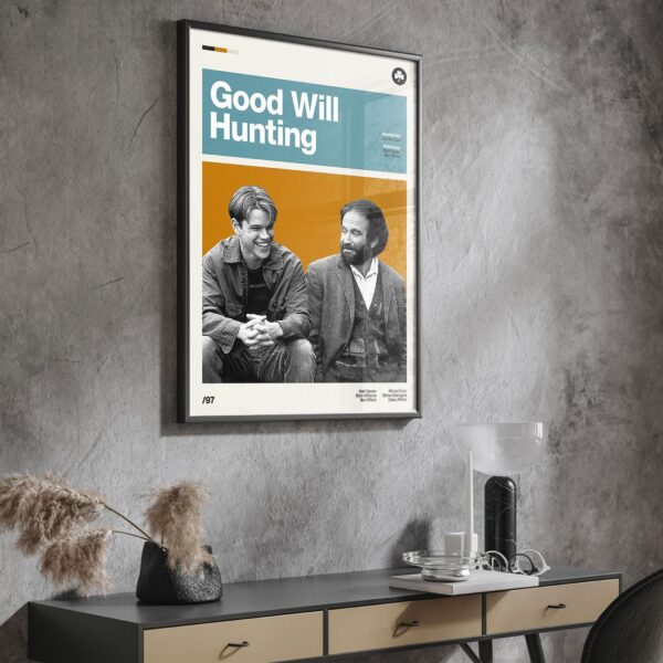 Good Will Hunting mid-century poster retro artwork