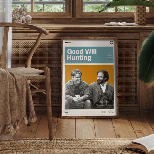 Good Will Hunting mid-century poster retro artwork