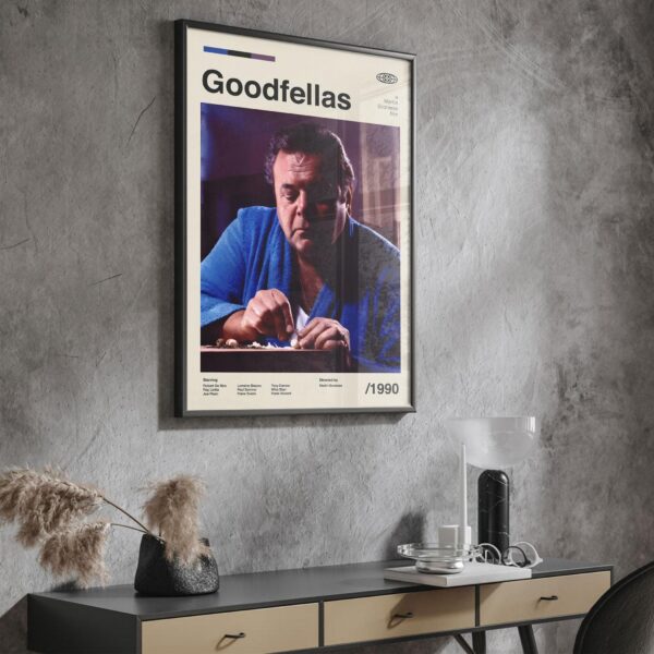 GoodFellas Movie Poster - Mid-Century Retro Artwork