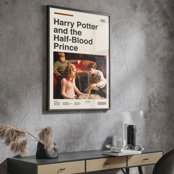 Mid-century modern Harry Potter and the Half-Blood Prince movie poster