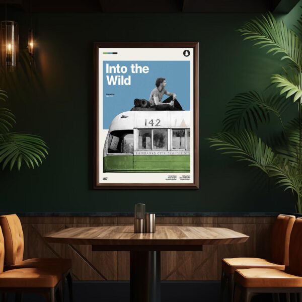 Into the Wild Movie Poster - Mid-Century Inspired Vintage Print