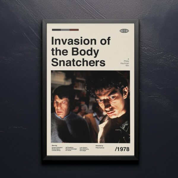 Mid-century poster for Invasion of the Body Snatchers movie