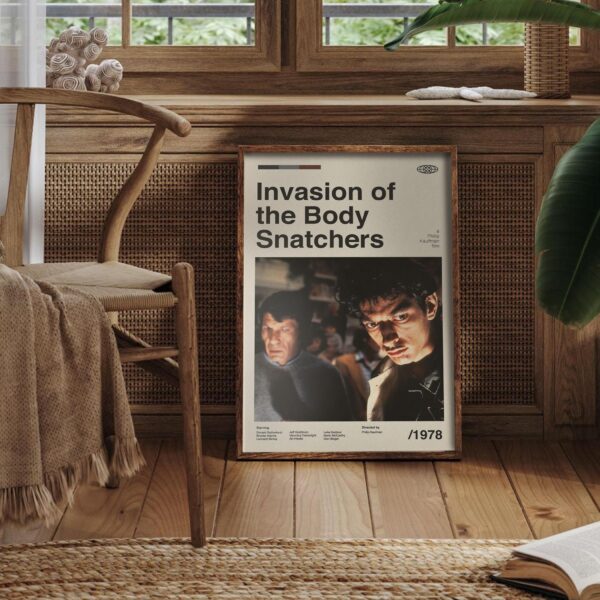 Mid-century poster for Invasion of the Body Snatchers movie