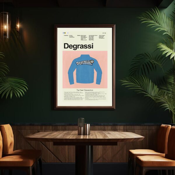 Mid-century modern style Jay and Silent Bob Do Degrassi movie poster