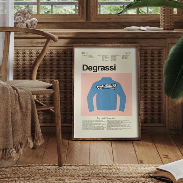 Mid-century modern style Jay and Silent Bob Do Degrassi movie poster