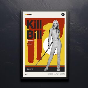 Kill Bill: Vol. 1 mid-century poster retro artwork