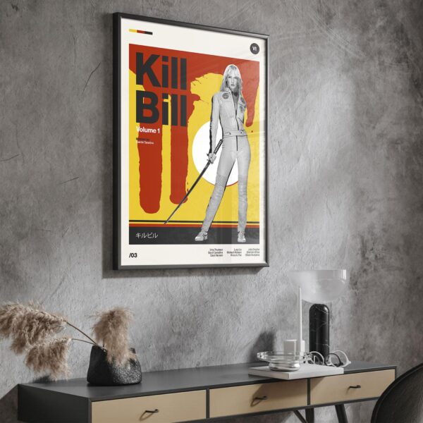 Kill Bill: Vol. 1 mid-century poster retro artwork